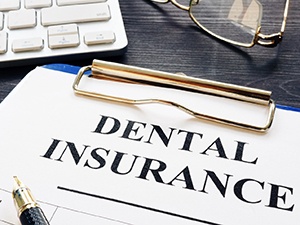 Dental insurance paperwork for the cost of emergency dental care in Fayetteville 